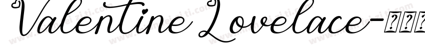Valentine Lovelace字体转换